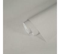 Papel Tapiz De Tela Unicolor - Blanco, Gris Claro