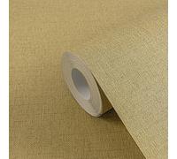 Papel Tapiz De Tela Unicolor De MICHALSKY - Beige, Dorado