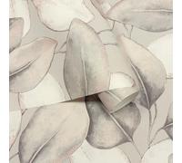 Papel Tapiz De Vinilo No Tejido Opulenza Gris Rasch 659856 Decoración De Pared