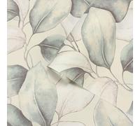 Papel Tapiz De Vinilo Opulenza Leaf Azul Rasch 659863 Diseño Duradero