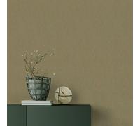 Papel Tapiz De Vinilo Resistente Unicolor Pega La Pared Dorado Erismann 10437-30