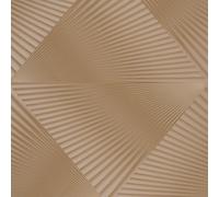 Papel Tapiz De Vinilo Texturizado Geométrico 3D Resistente Oro Erismann 10404-30