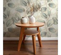 Papel Tapiz De Vinilo Opulenza Leaf Azul Rasch 659863 Diseño Duradero