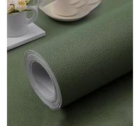 Papel tapiz decorativo para sala de estar, color verde matcha que se | Ideal para dormitorios, salas de estar, cafeterías, color rápido, resistente a la decoloración, diseño elegante de telón de