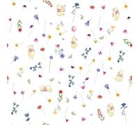 Komar Disney TD5-0005 Winnie Pooh Summer - Papel pintado para habitación infantil (fieltro, 1 rollo, 10,05 x 0,53 m), diseño de Winnie the Pooh
