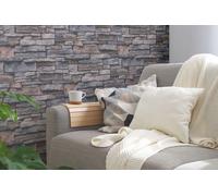 A.S. Création Terra 388132 - Papel pintado (10,05 m x 0,53 m, 10,05 m x 0,53 m), diseño de piedra