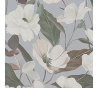 Papel Tapiz Texturizado Erismann Secret Garden Fairy Blossom Gris 1050831