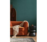 Papel Tapiz Estructurado Unicolor Con Aspecto De Lino - Verde