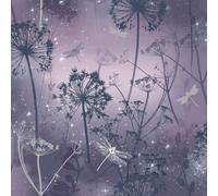 Arthouse Papel pintado Fantasía Caballitos del Diablo 692306 Purpurina Violeta