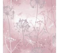Fantasía Damselfly Papel Tapiz Blush - Arthouse 692305 Brillo Destello