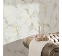 Papel Tapiz Floral Líquido Erismann 10514-38 Aurora Mármol Pared Principal Topo