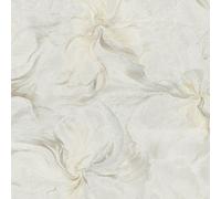 Papel Tapiz Floral Líquido Texturizado Taupe Erismann 10514-38 Para Dormitorio