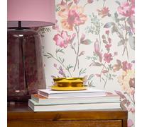 Papel Tapiz Floral Pesado AS Creation 79061-1 Poesía De Pétalos Pared Rosa