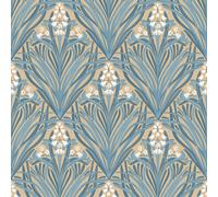 Papel Tapiz Floral - Varios Diseños Y Colores - Flores Rosas Pájaros Naturaleza