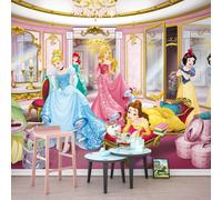 Papel Tapiz Foto Disney Mural Princesas Niñera Dormitorio Jasmine Ariel Belle