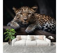 Papel Tapiz Fotográfico 200x140 cm Animales Salvajes Hd Guepardo Papel Pintado Panorámico Decoración De Pared Sala Cuarto Adulto Habitación de Niños MarróN Grandes Paredes Póster