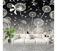 Papel Tapiz Fotográfico 300x210cm Resumen Diente De LeóN Animal 3D Murales Póster Moderna Fotomurales Negro Para Cuarto de Niño Salón Dormitorio Oficina Decorar