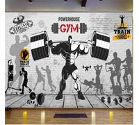 Papel Tapiz Fotográfico 3D Chico Guapo Del Gimnasio De Boxeo Papel Pintado Panorámico,Murales Decoración Pared Para Cuarto De Niño,Salón,Oficina-430X300Cm