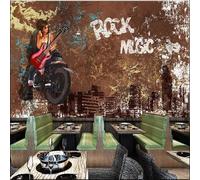Papel tapiz fotográfico 3D personalizado pintado a mano, motocicleta, belleza, música rock, sala de estar, sofá, dormitorio, TV, fondo, mural de pared, decoración del hogar-250X175Cm