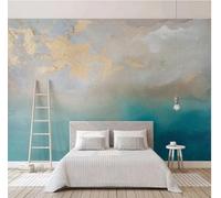 Papel Tapiz Fotográfico 3D Pintura Al Óleo Mar Azul Papel Pintado Panorámico,Murales Decoración Pared Para Cuarto De Niño,Salón,Oficina-250X175Cm