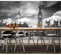 Papel Tapiz Fotográfico 3D Torre De Londres Big Ben Ciudad Papel Pintado Panorámico,Murales Decoración Pared Para Cuarto De Niño,Salón,Oficina-350X256Cm