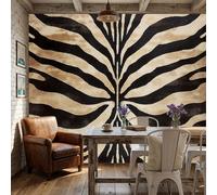 Papel tapiz fotográfico Estampado de cebra sexy Rayas de cebra de animales salvajes 400x280cm tejido no tejido Fondo De Pantalla XXL Moderna Decoración De Pared Sala Cuarto Oficina Salón Vistoso