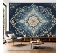Papel Tapiz Fotográfico Flores Datura Real 200 × 140 Cm Papel Pintado Panorámico,Estilo Étnico Tradicional Murales Decoración Pared Para Cuarto De Niño, Salón, Oficina
