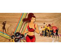 Papel tapiz fotográfico personalizado de cualquier tamaño, música, pintado a mano, belleza, discoteca, karaoke, fondo de pared - 250 cm × 175 cm