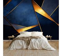 Papel Tapiz Fotográfico Versátil Arte Abstracto Mural de Pared, 300 x 210 cm Arte Impresionante para Sala de Estar, Dormitorio, Habitación de Niños y Pasillo Geometría Mármol