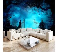 Papel Tapiz Fotográfico Versátil Arte De Ensueño Mural de Pared, 300 x 210 cm Arte Impresionante para Sala de Estar, Dormitorio, Habitación de Niños y Pasillo Jardín Forestal De Cuento De Hadas