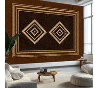 Papel Tapiz Fotográfico Versátil Modernismo Arte Mural de Pared, 500 x 280 cm Arte Impresionante para Sala de Estar, Dormitorio, Habitación de Niños y Pasillo Geometría Abstracta Diamante Cuadrados