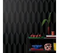 Papel Tapiz Geométrico Pesado AS Creation 79086-8 Graphic Groove Pared Destacada