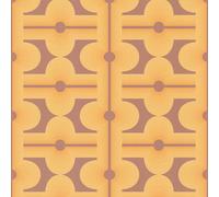 Papel Tapiz Geométrico Retro Diamante Mostaza Marrón AS Creation 39533-4 Pared