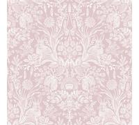 Papel Tapiz Damasco Woodland Harlen Rosa Apagado - Holden 90161