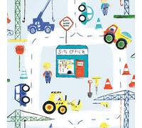 Road Trabajo Ahead Construcción Papel Pintado (11051) Holden Decor Nuevo