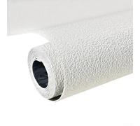 Papel tapiz impermeable estilo tela de hierba gris con textura de lino en relieve, construcción de vinilo para paredes, armarios, sala de estar y cocina (verde)