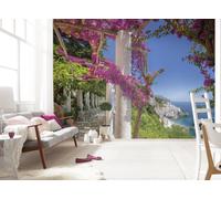 Papel Tapiz Komar Vista de Costa Amalfi Azul 368x254cm Mural para Pared