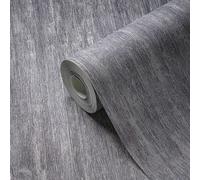 Papel Tapiz Ligeramente Brillante Con Diseño De Líneas - Gris, Plata, Metálico