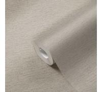 Papel Tapiz Liso Con Estructura Textil, Mate - Taupe