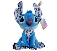 Papel Tapiz Medio 33 Cm De Peluche Con Sonido Disney 100 Años Lilo & STITCH Azul