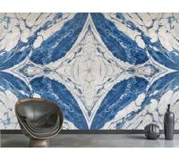 Papel Tapiz Moderno Minimalista, Mármol Azul Y white, Pizarra, TV, Sofá, Fondo, Pared, Dormitorio, Sala De Estar, Sala De Estudio, Mural,3D,150x105cm