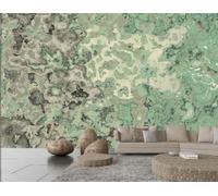Papel Tapiz Moderno Minimalista, Mármol Verde Claro, Pintura Al Óleo, Paisaje, TV, Sofá, Fondo, Papel Tapiz De Pared, Sala De Estar, Restaurante, Cafetería, Mural,3D,250x175cm