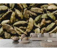 Papel Tapiz Moderno Minimalista, Paisaje De Plantas Verde Oscuro, Arte Personalizado, Pintura Al Óleo, TV, Sofá, Fondo, Papel Tapiz De Pared, Sala De Estar, Restaurante, Cafetería, Mural,3D,150x105cm