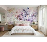 Papel Tapiz Mural De Fotos Floral Morado Komar 368x248 cm Vlies