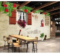 Papel Tapiz Mural Personalizado Abril En El Mundo Florece Como Lo Prometió La Pared Del Fondo De La Ventana-350Cmx245Cm