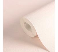 Papel Tapiz No Tejido Con Estructura De Lino - Beige