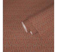 A.S. Création Antigua 390922 - Papel pintado (10,05 m x 0,53 m, fabricado en Alemania), color rojo y naranja