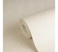 Papel Tapiz No Tejido Estructurado Beige, Crema