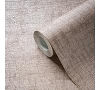 Papel Tapiz No Tejido Estructurado Ligeramente Brillante - Marrón, Beige