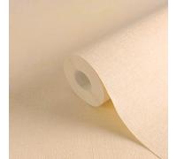 Papel Tapiz No Tejido Estructurado Ligeramente Sólido - Beige, Rosa